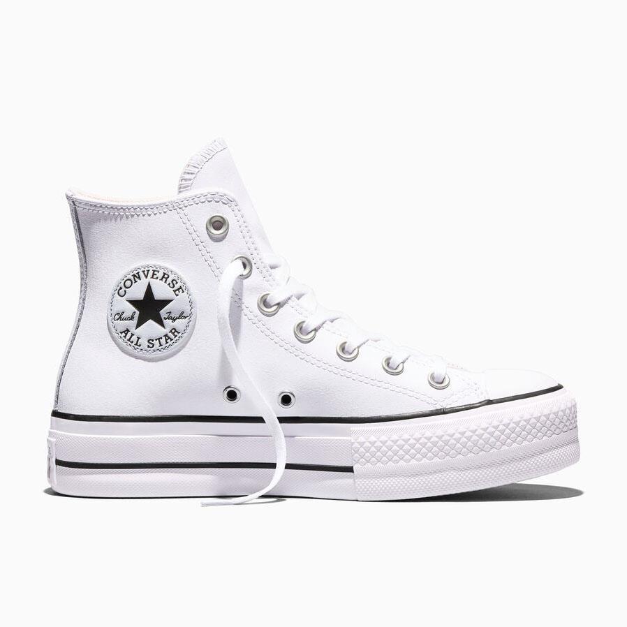 CONVERSE BOTA LTHR 561676 LIFT CLEAM WHT