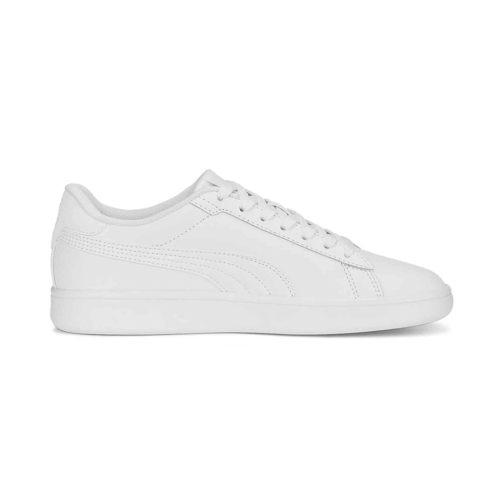 PUMA S CAS JR 392031-02 SMASH 3.0 WHT/GRY
