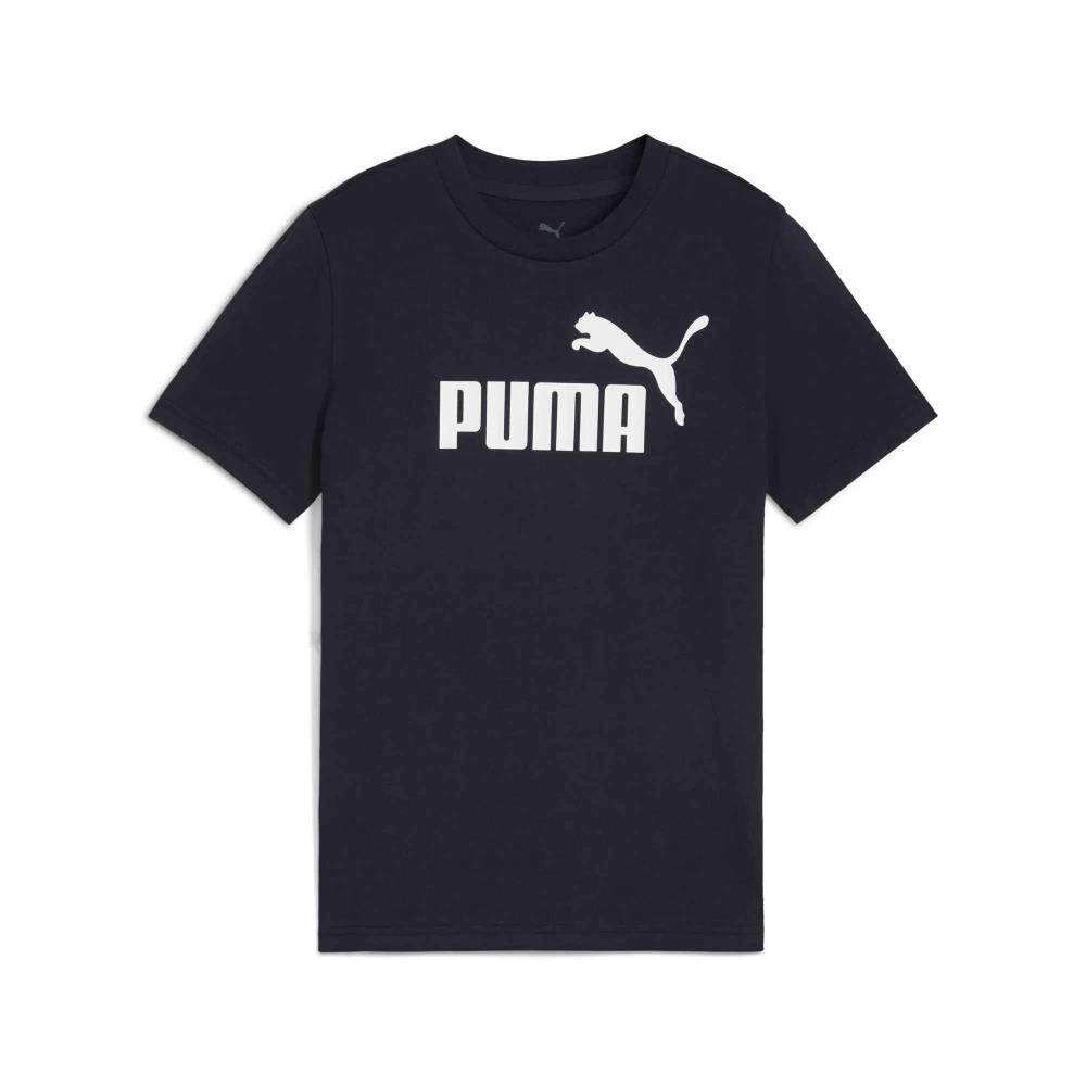 PUMA T-SH JR 684906-16 LOGO NAVY