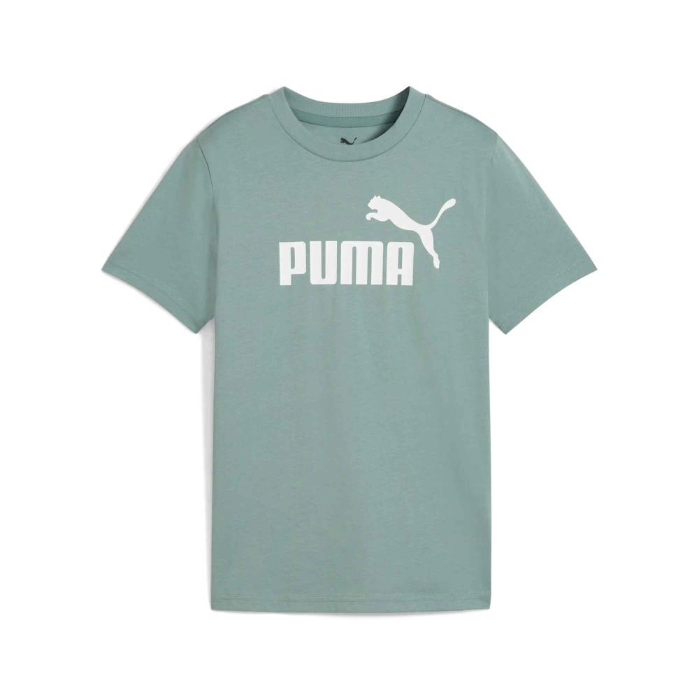 PUMA T-SH JR 684906-30 ESS LOGO VERD