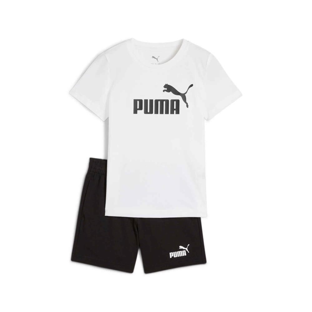 PUMA CONJ  INF 685240-02 LOGO WHT