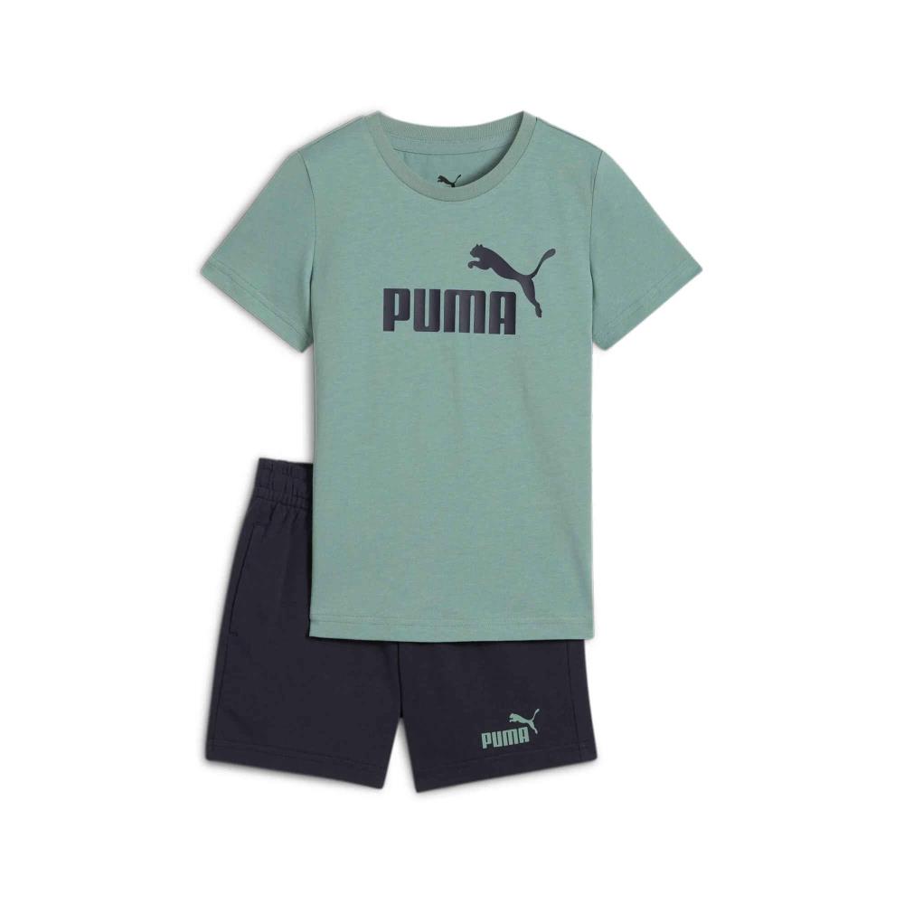 PUMA CONJ INF 685240-30 LOGO VERD