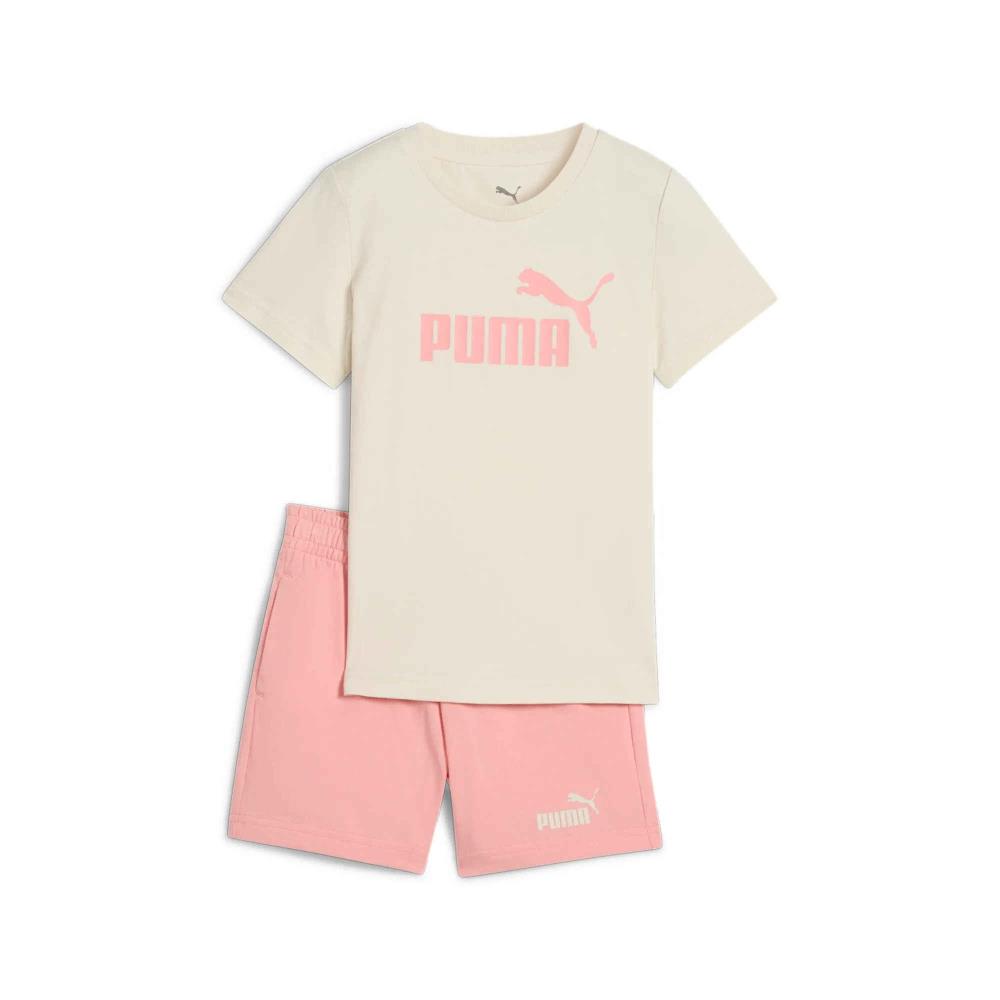 PUMA CONJ INF 685240-87 LOGO PINK