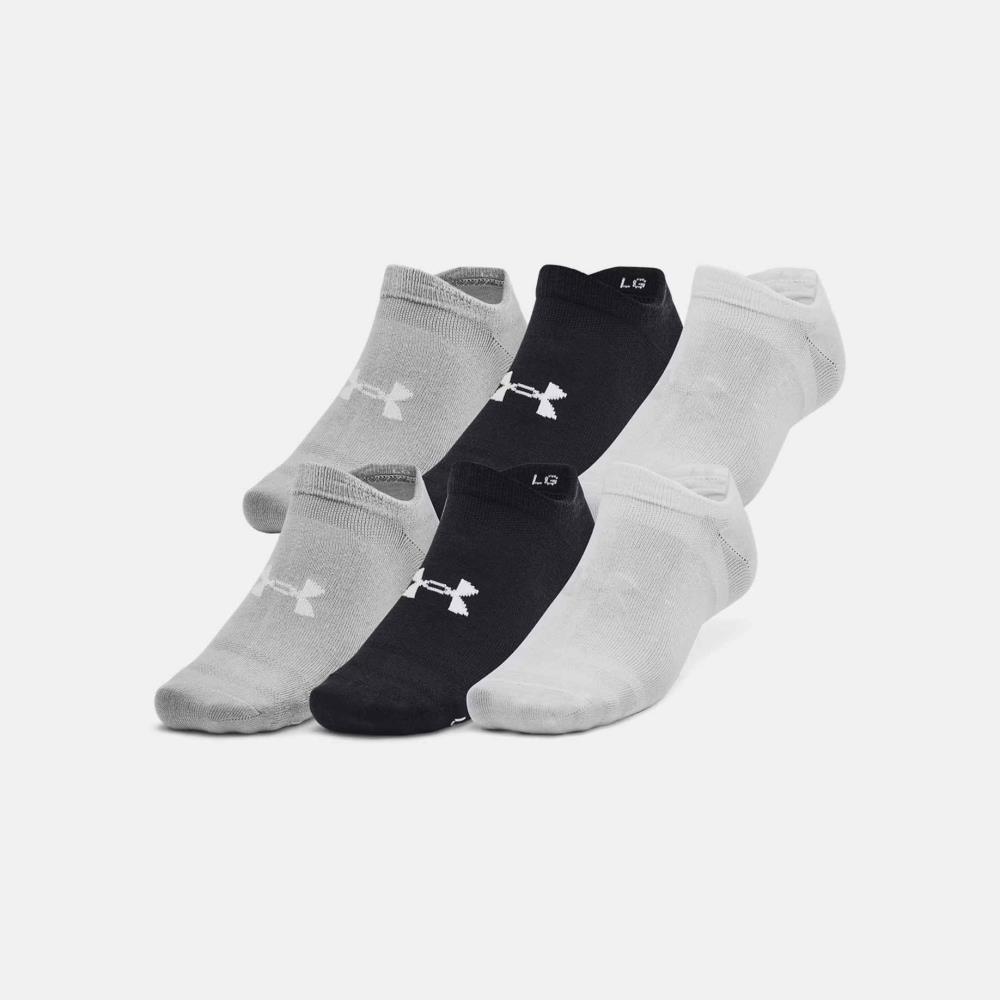 UNDER ARMOUR MEIAS 6PK 1382611-002 BLK