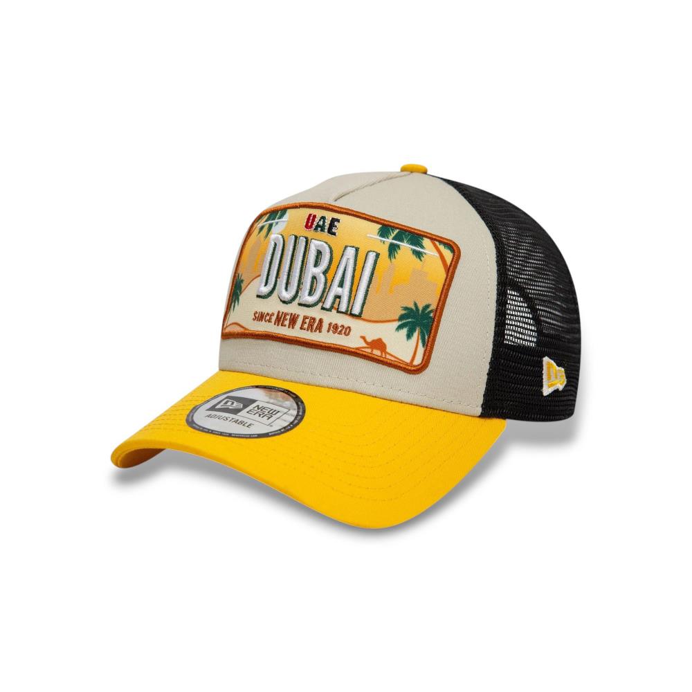 NEW ERA BONE 60595313 LIC PLATE TRUCKER STNGRY