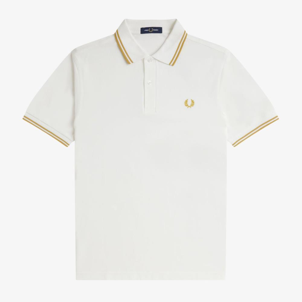 FRED PERRY POLO MN M3600-Y53 SNOW WHT