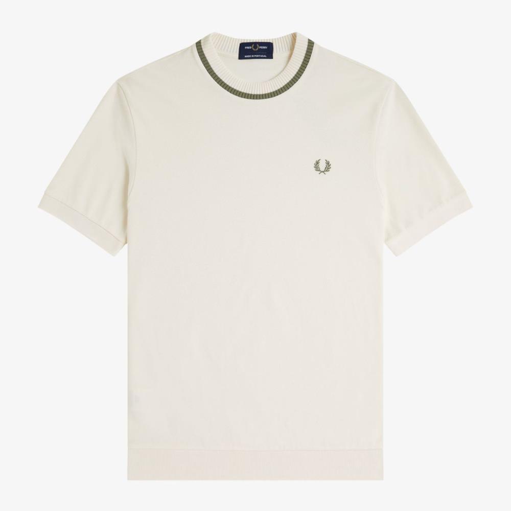 FRED PERRY T-SHIRT MN M7-760 LIGHT ECRU