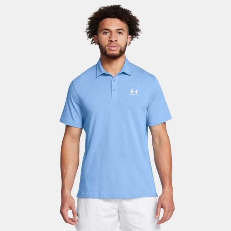 UNDER ARMOUR POLO MN 1386608-465 LIGHT BLUE