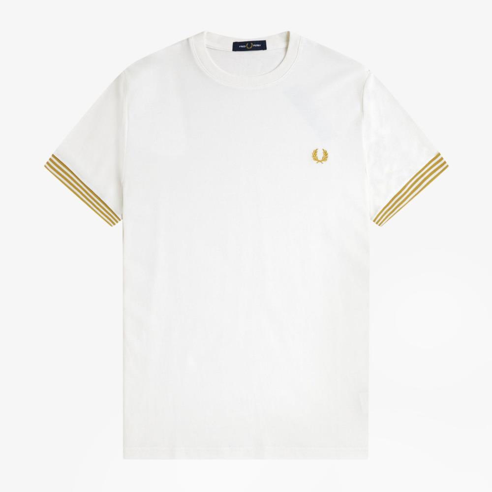 FRED PERRY T-SHIRT MN M7707-129 SNOW WHT