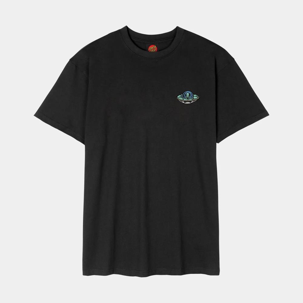 SANTA CRUZ T-SH MN TEE-12557 WINKOWSKI UFO BLK