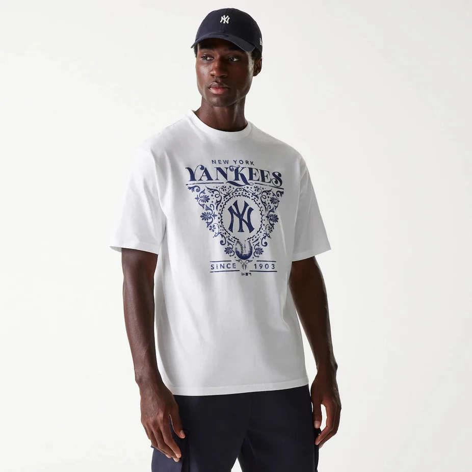 NEW ERA T-SHIRT OS FLORAL 60667845 NY WHT