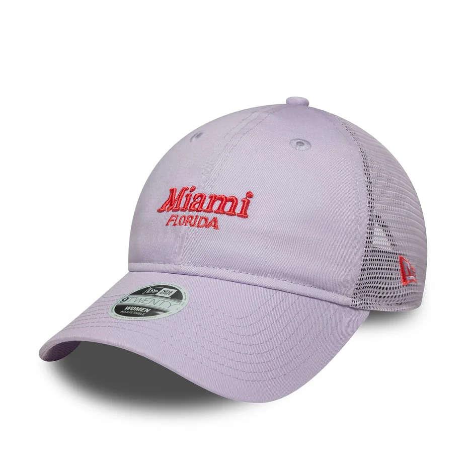 NEW ERA TRUCKER WM 60667507 9TWENTY MIAMI LILAS
