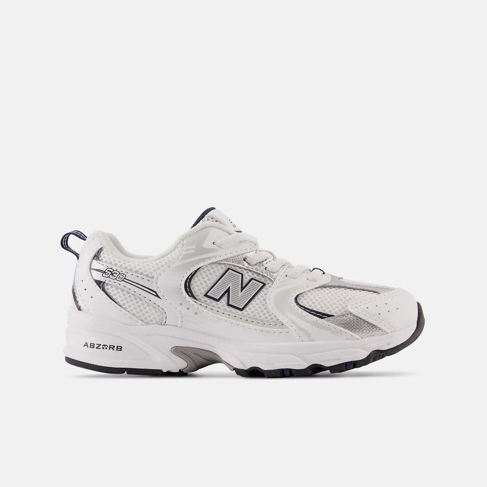 NEW BALANCE S CAS PS PZ530SB1 WHT/NAVY