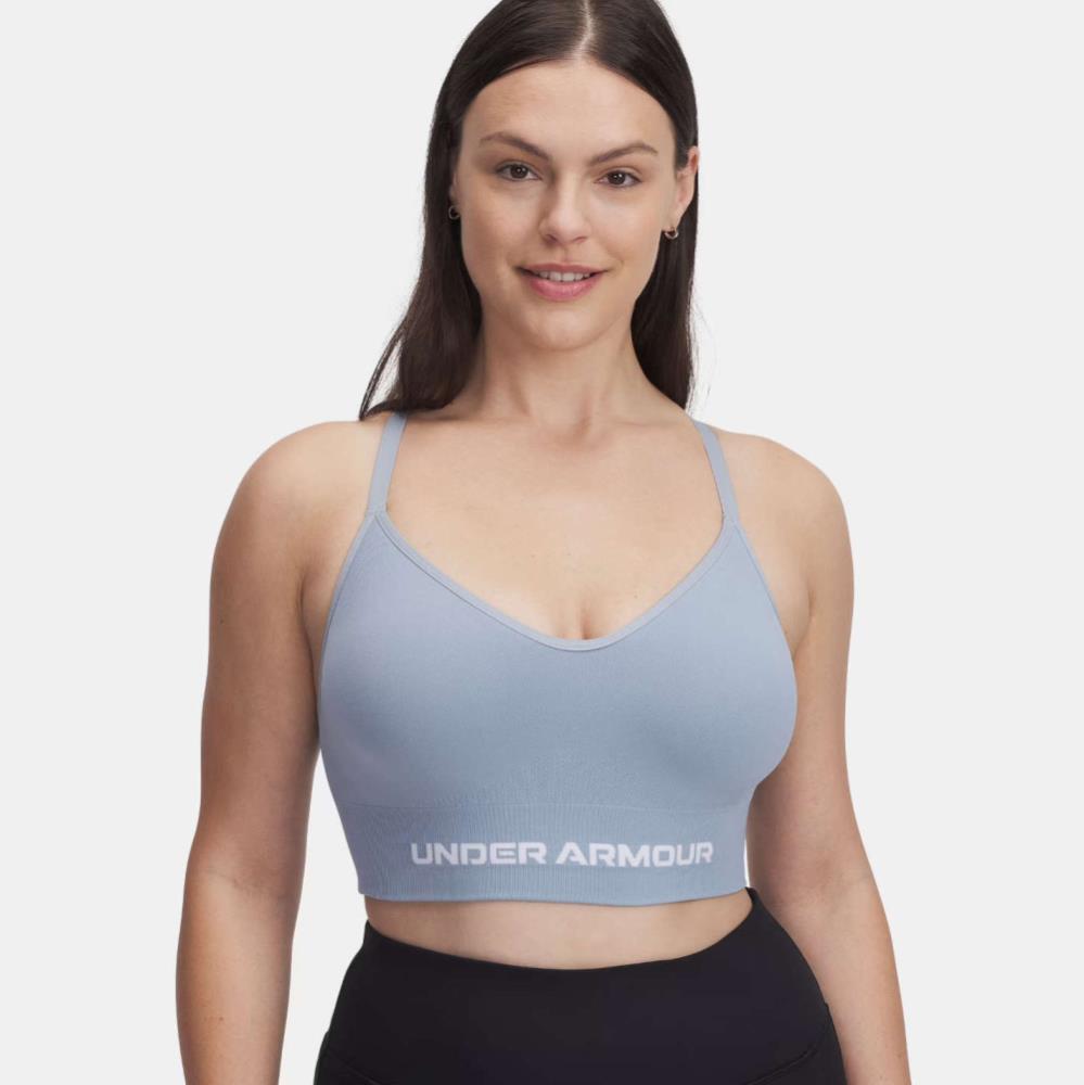 UNDER ARMOUR TOP GYM WM 1384417-466 SEAMLESS BLUE