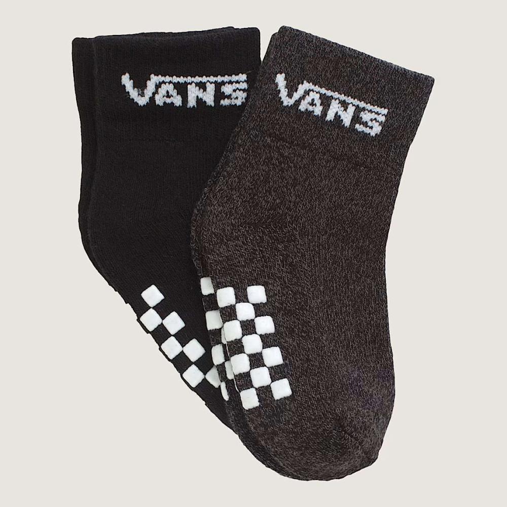 VANS MEIAS VN000Q97BLK CREW CHCKBRD BLK