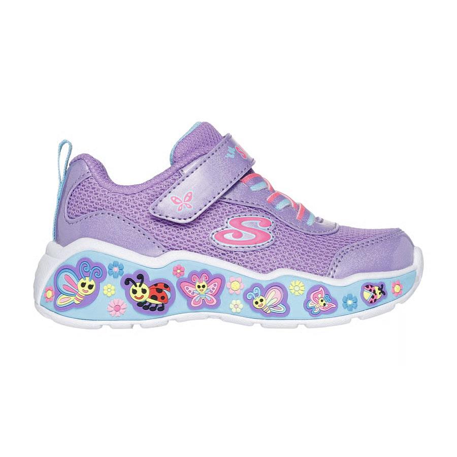 SKECHERS S RUN PS 303158N PLAY SCENE PRMTPURPLE