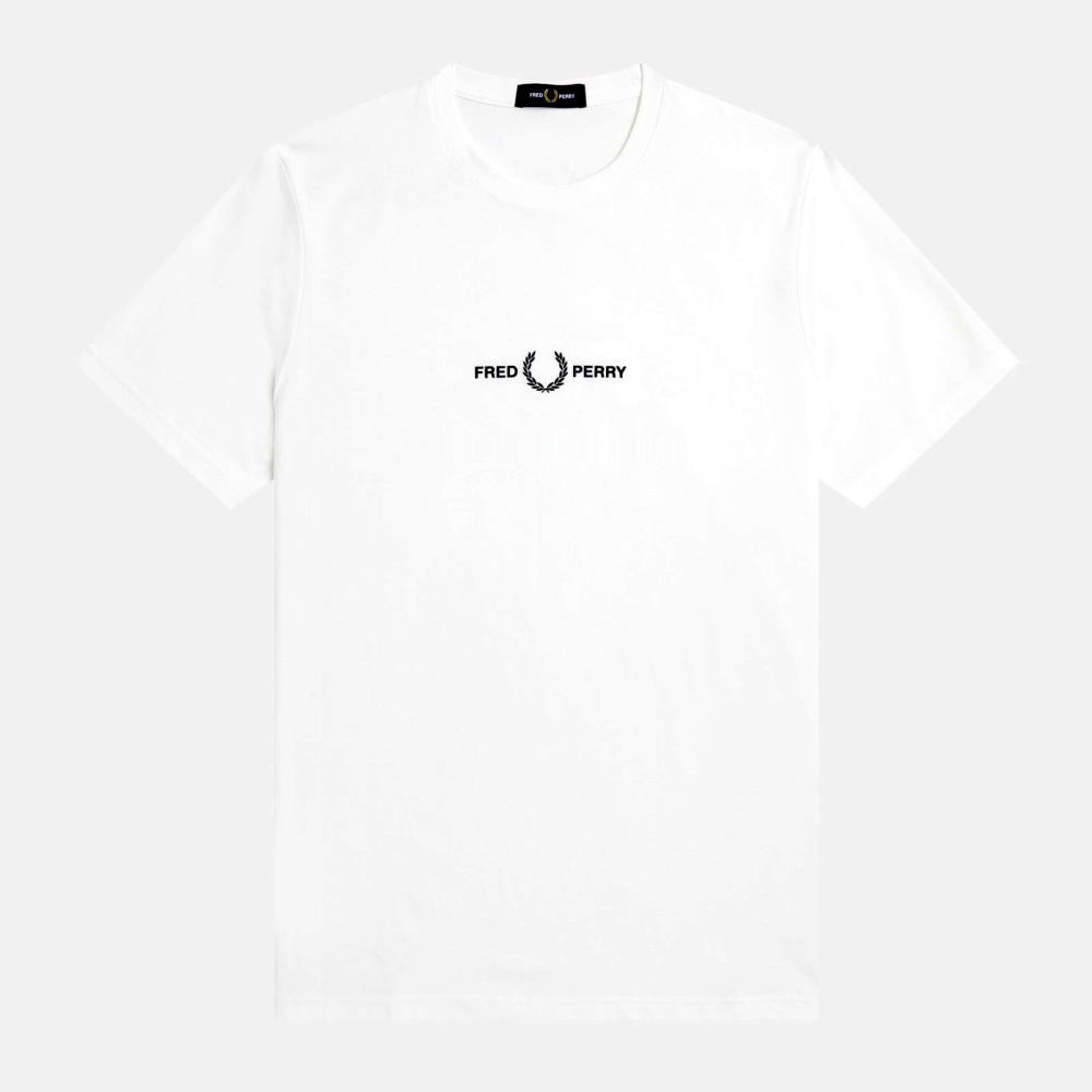 FRED PERRY T-SH MN M4580-100 WHT