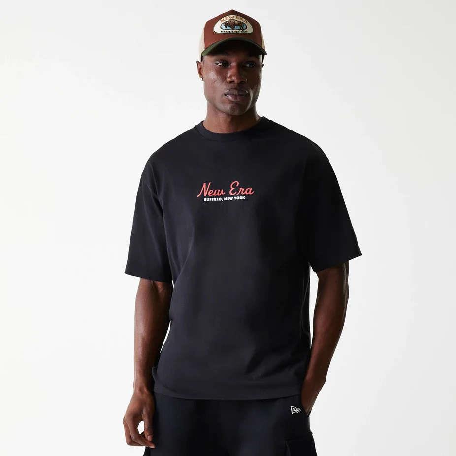 NEW ERA T-SH MN 606884385 NE ANIMAL BLK
