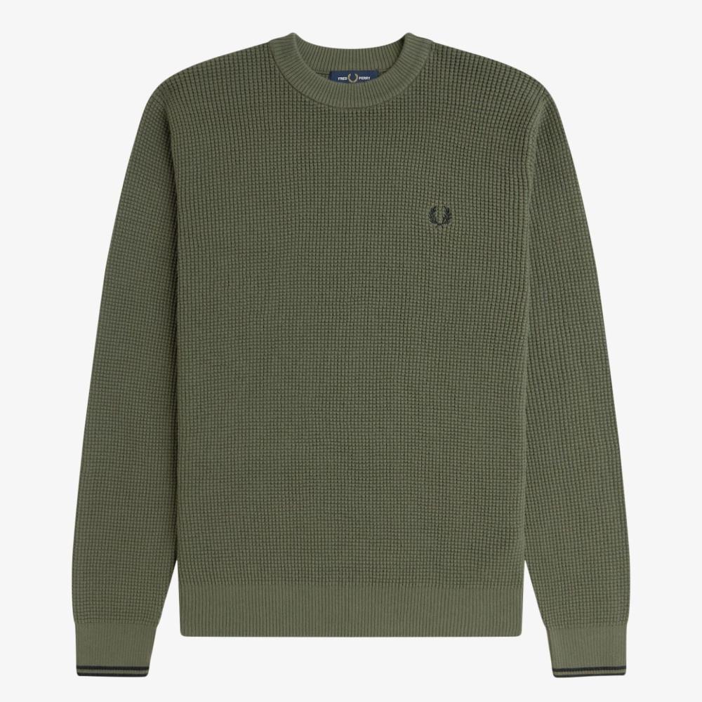FRED PERRY S-SHIRT MN K6507-X21 VERD