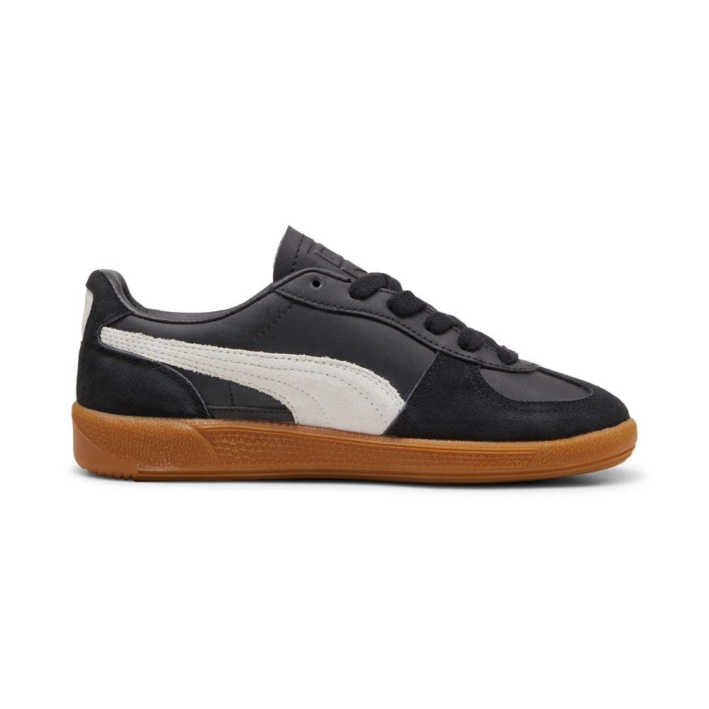 PUMA S CAS JR 397275-03 PALERMO LTH BLK/GREY