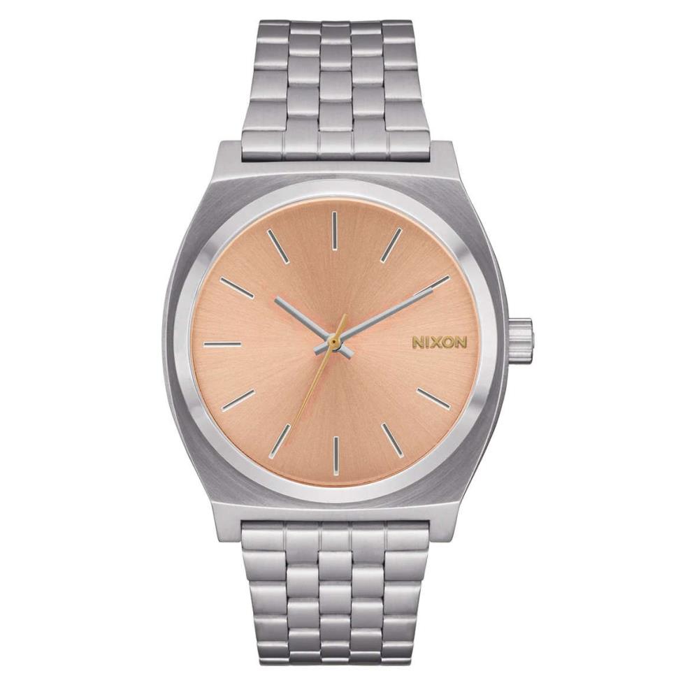 NIXON RELOGIO A045-5339 TIME TELLER SILVER/CORAL