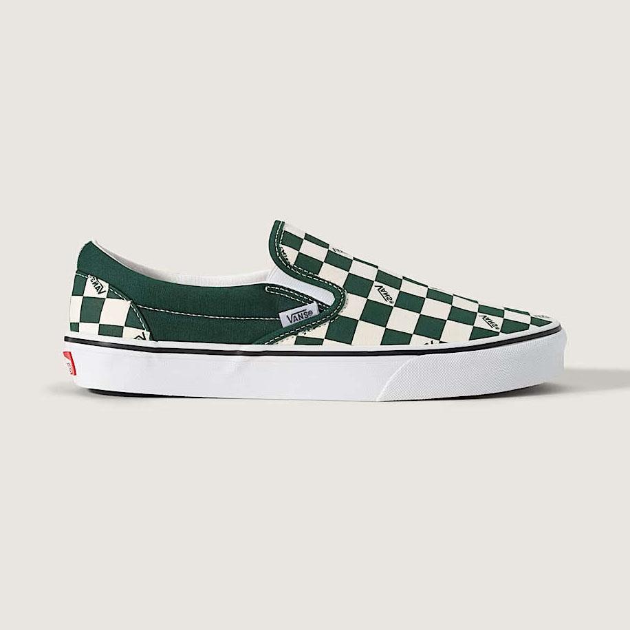 VANS S CAS MN VN000DAHEME CLASSIC SLIP-ON CHECK VRDE