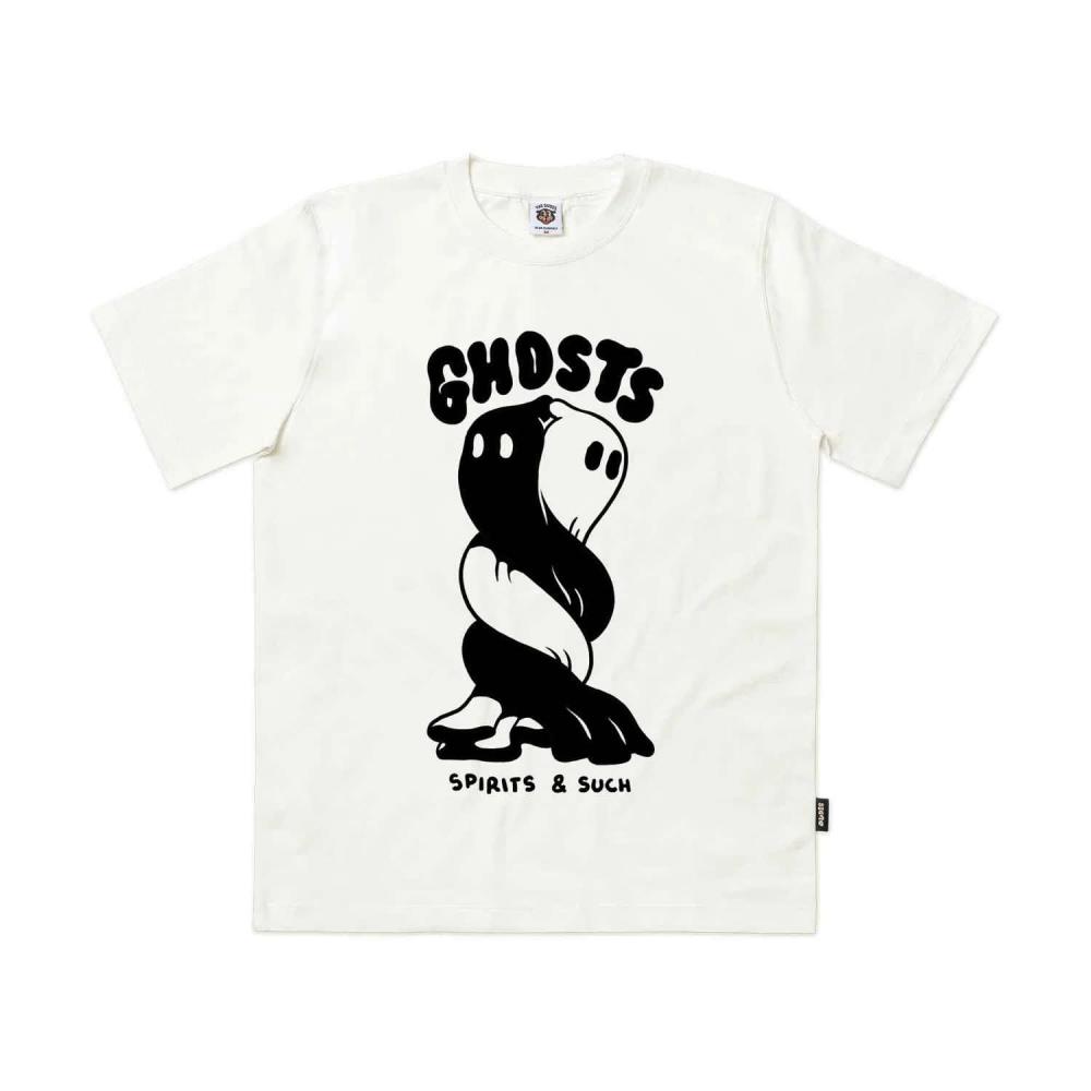 THE DUDES T-SHIRT 1002829 - GHOSTS CLASSIC WHIT