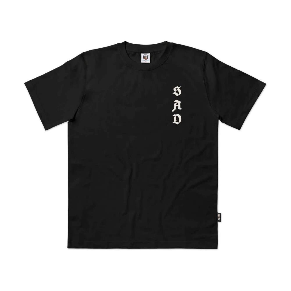THE DUDES T-SHIRT SAD CLASSIC BLACK