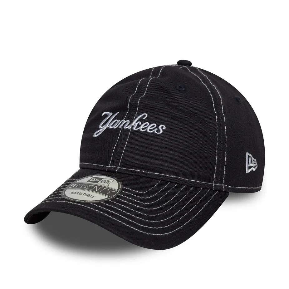 NEW ERA BONE MN 60691246 CONTRAST STICH 9TWENTY NEYYAN NVY/WHT