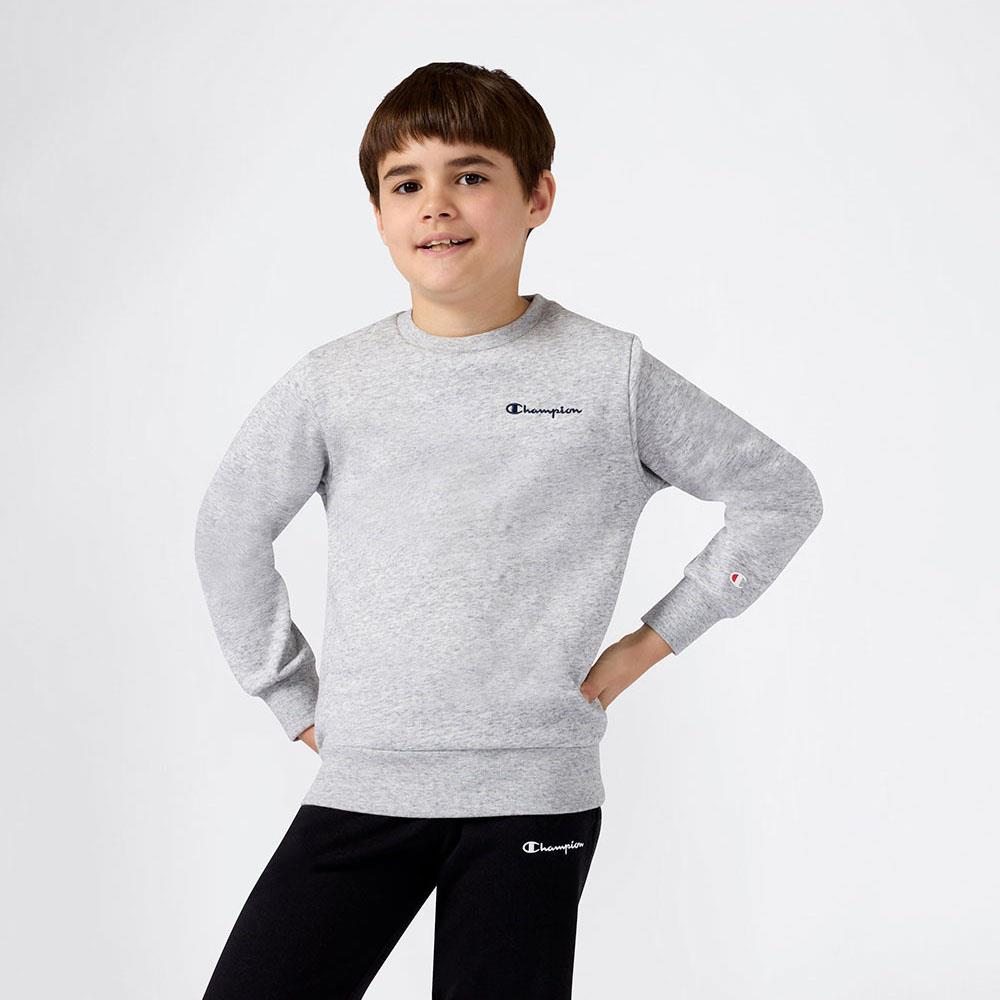 CHAMPION S-SH JR 307315-CINZA CREW