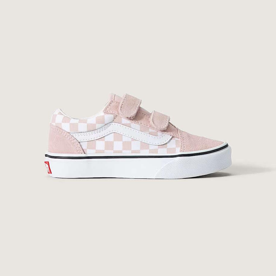 VANS S CAS JR VN000CYAO3N OSKOL CHECKBRD ROSE