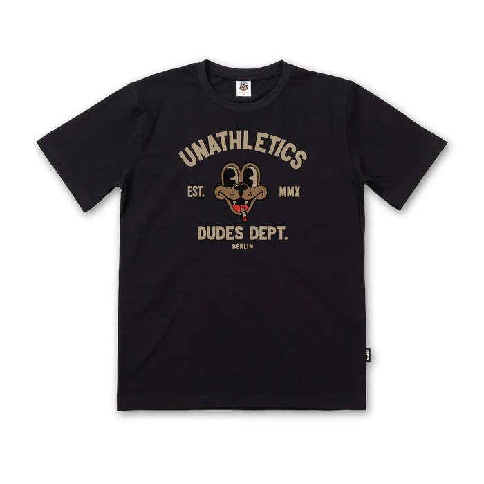 THE DUDES T-SH MN 10014202 UNATHLETICS DEPT BLK
