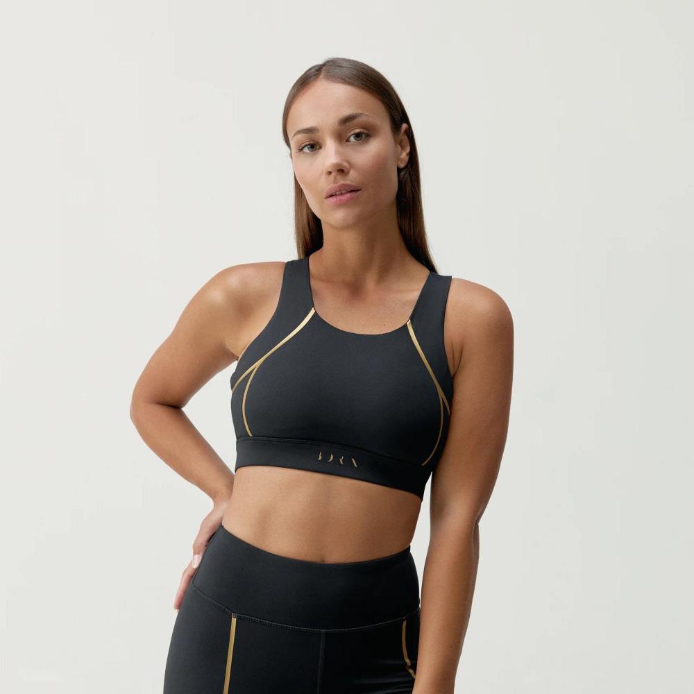 BORN TOP FW25CS103-B GOLD BLACK