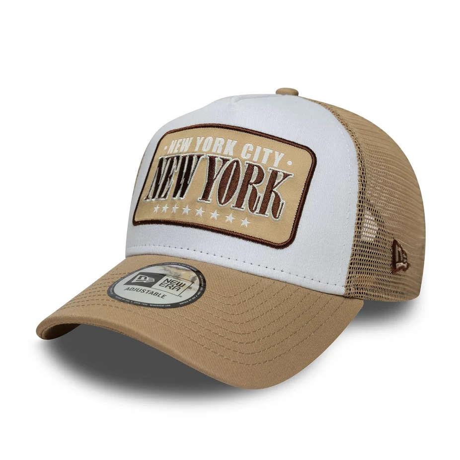 NEW ERA BONE 60771861 LOCATION PATCH TRKR CAMWHI