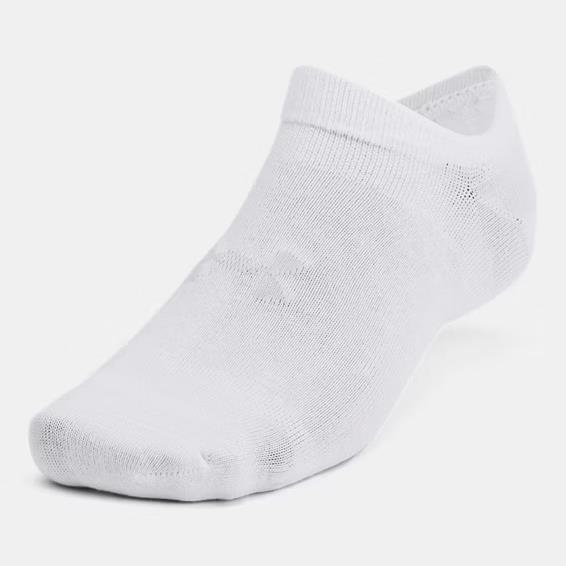UNDER ARMOUR MEIAS 6PK 1382611-100 WHT