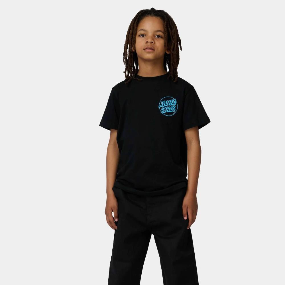 SANTA CRUZ T-SHIRT  JR ROSKOPP SCREAMING BLK