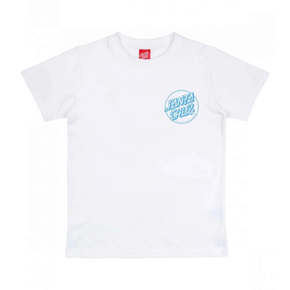 SANTA CRUZ T-SHIRT  JR ROSKOPP SCREAMING WHT