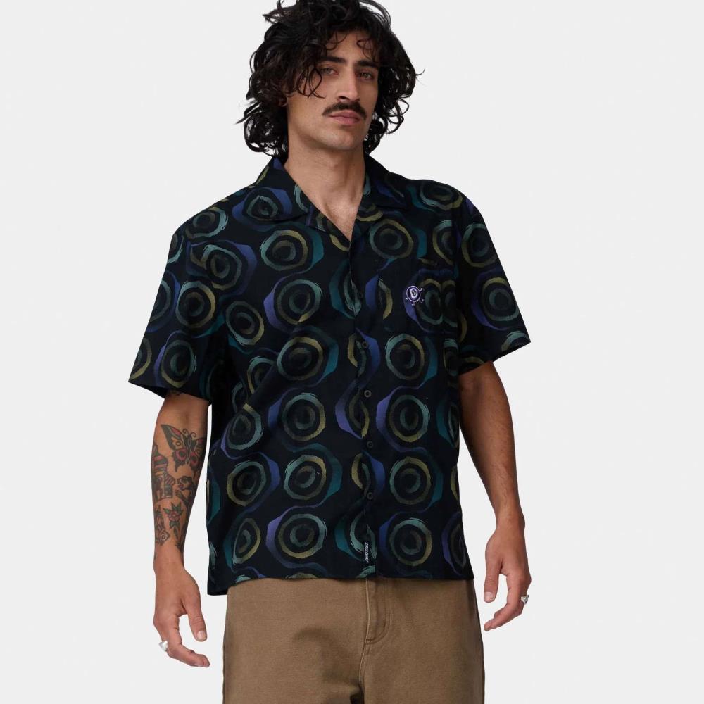 SANTA CRUZ CAMISA VERTIGO HAZE BLK
