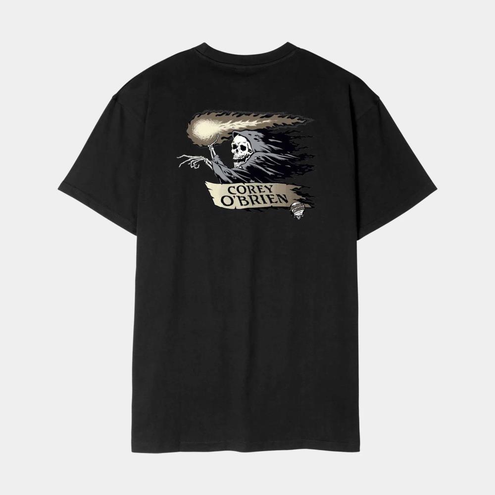 SANTA CRUZ T-SHIRT O BRIEN REAPER BLK