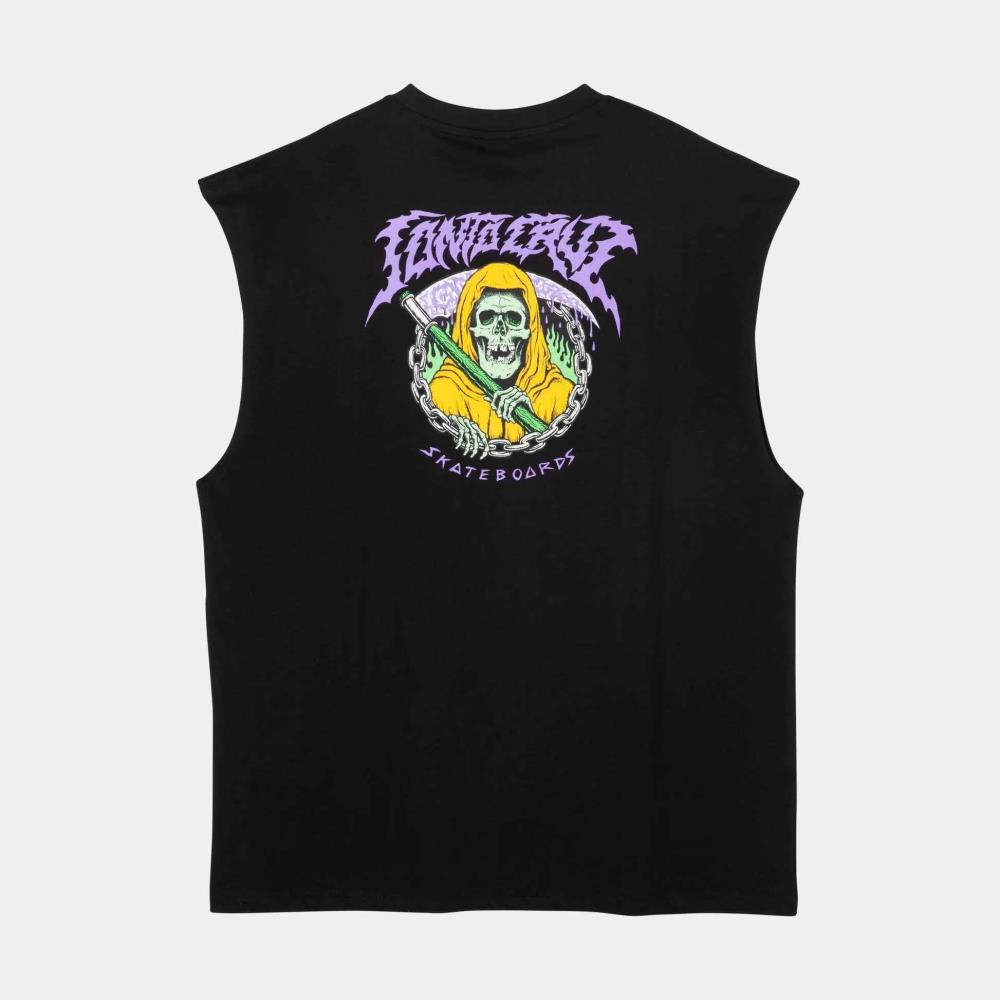 SANTA CRUZ TANK  MN OUT OF TIME BLK