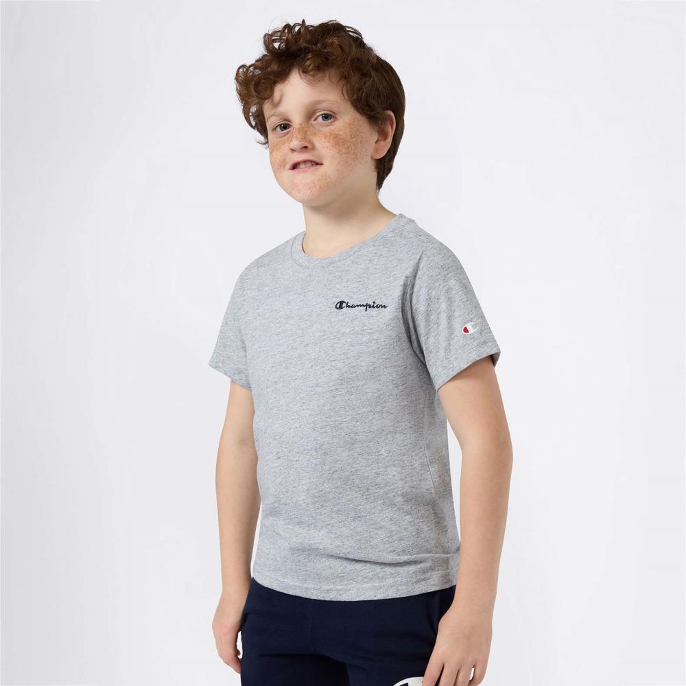 CHAMPION T-SHIRT JR 307323 -EM021 CINZ
