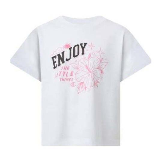 CHAMPION TSHIRT JR 405376 -WW001 WHT
