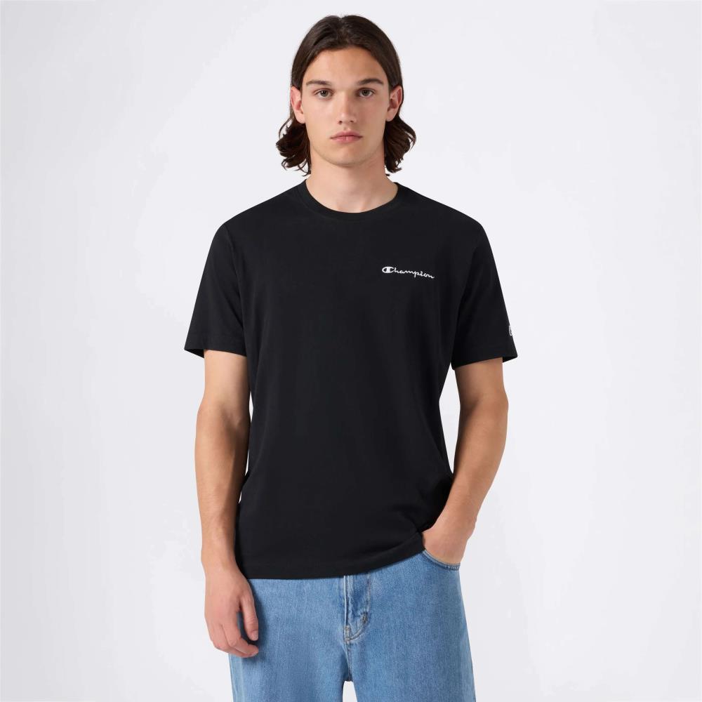 CHAMPION T-SH MN 221798-KK001 PRETO