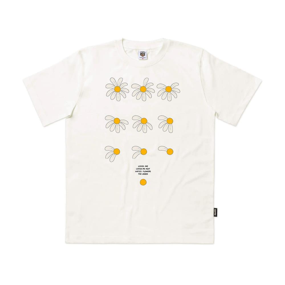 THE DUDES T-SH MN 10065029-002 LOVES ME NOT WHT