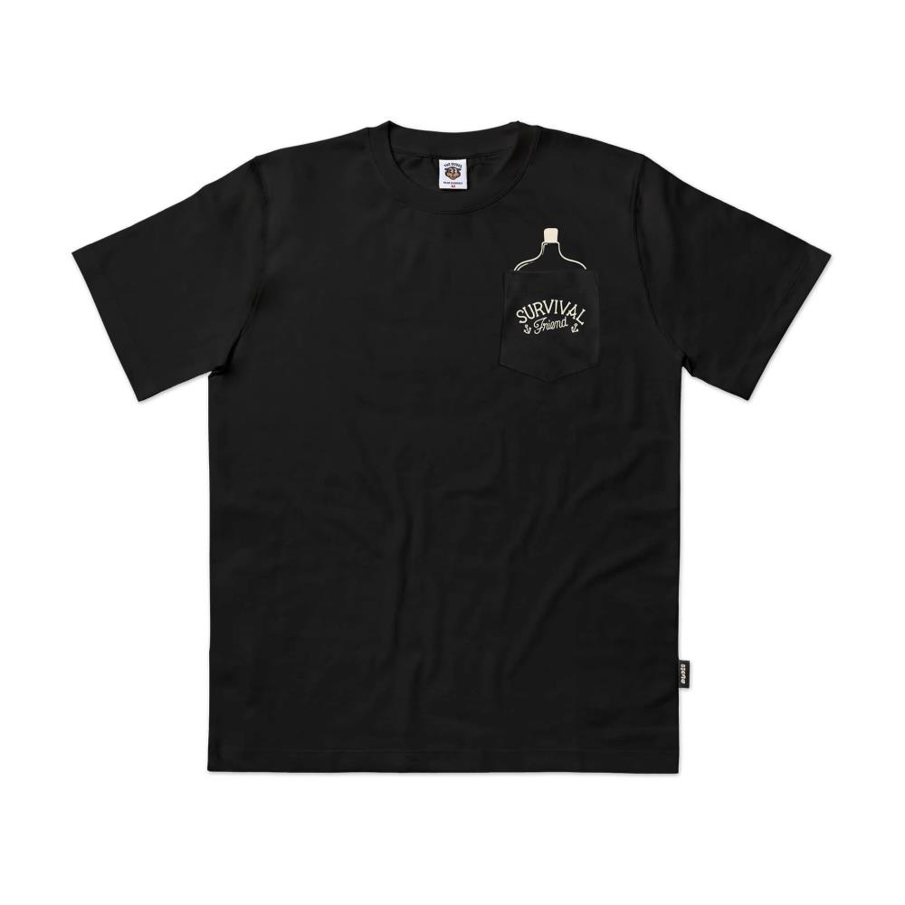 THE DUDES T-SH MN 10080202 DROPS CLASSIC BLK