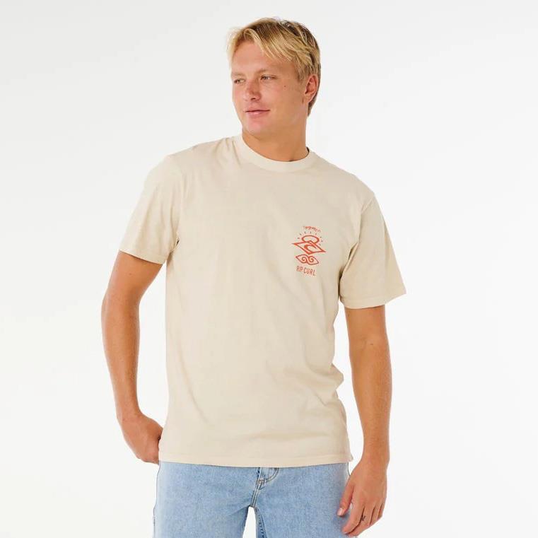 RIP CURL T-SH MN 0X9MTE-8861 SEARCH WHT