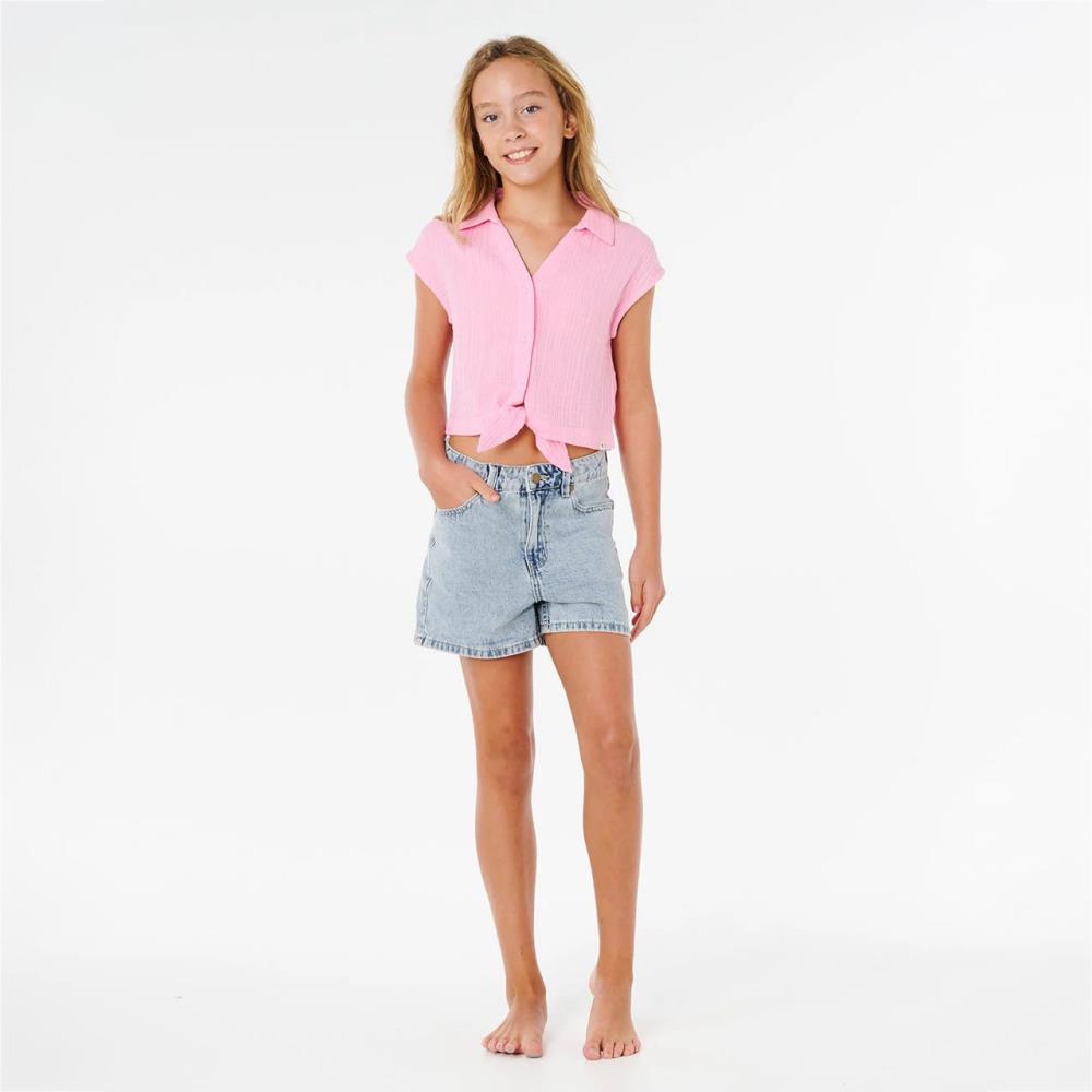 RIP CURL TOP JR 00MGSH-4067 SURF PINK
