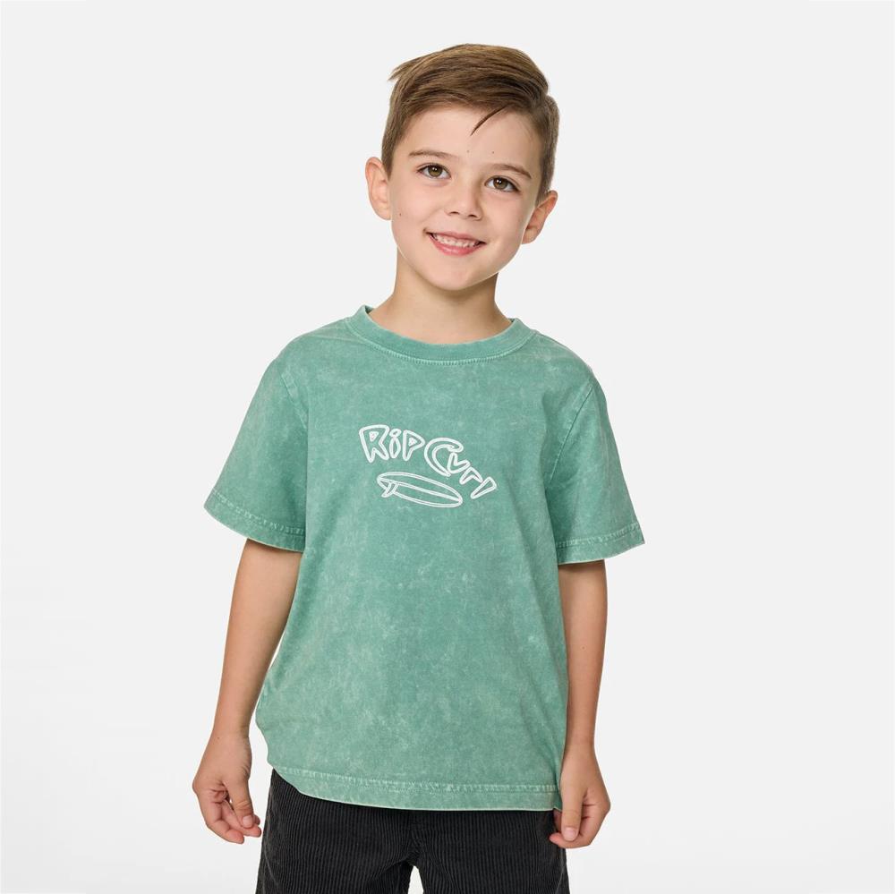 RIP CURL T-SH PS 02YTTE-3237 RIDE THE WAVE ALOE