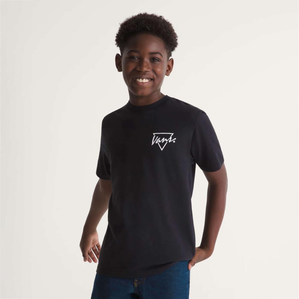 VANS T-SH JR VN000TCRBLK PALM DRIVE BLK