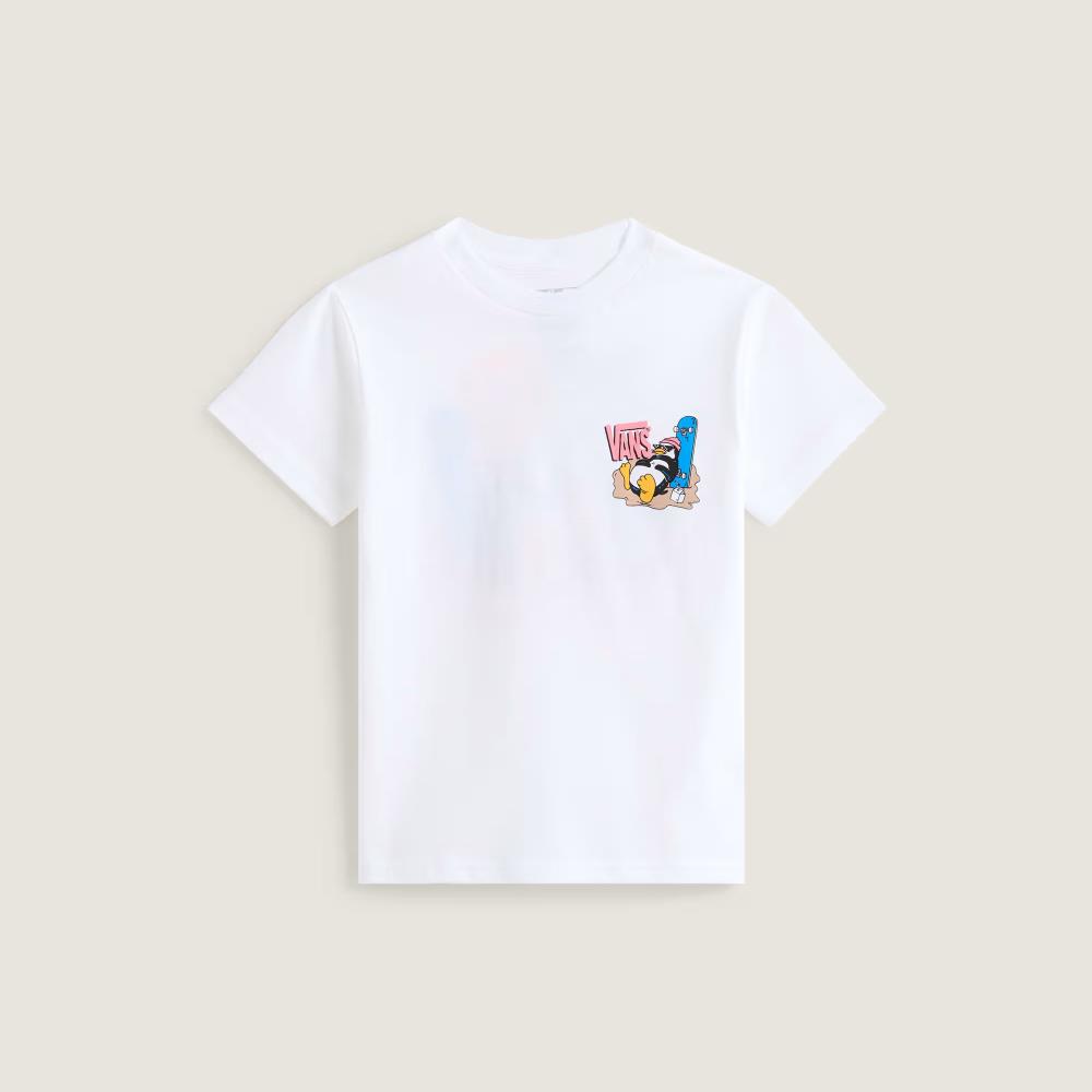 VANS T-SH PS VN000TF4WHT YOLO PENGUIN WHT